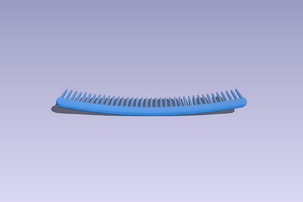 Curved comb | 3d print model