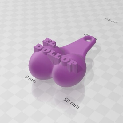 El Dollop | The Dollop - Truck Nuts | 3d print model