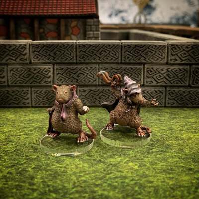 Ratfolk Pelter (32mm scale) | 3d print model