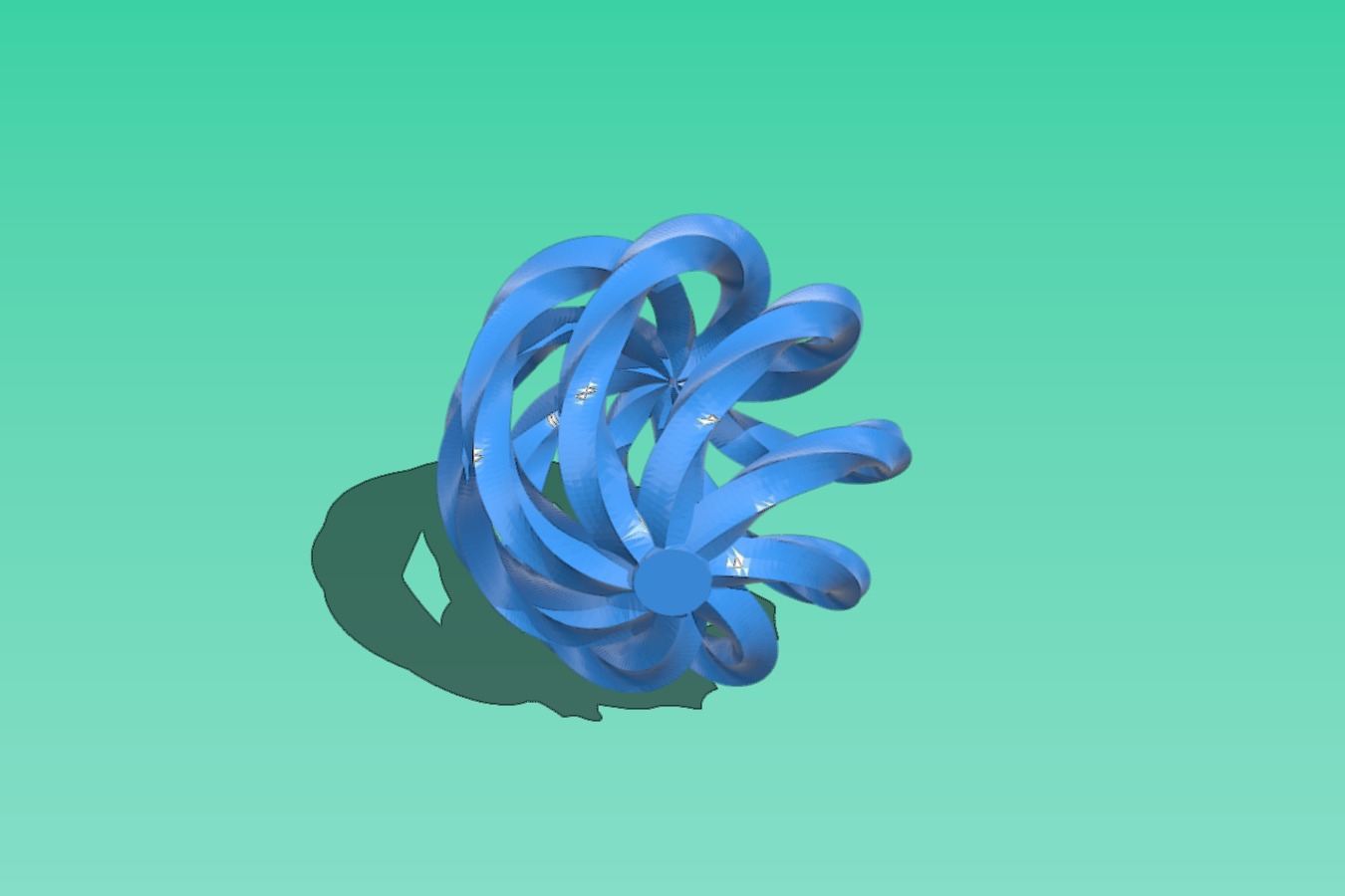 Spiral Christmas Ornament