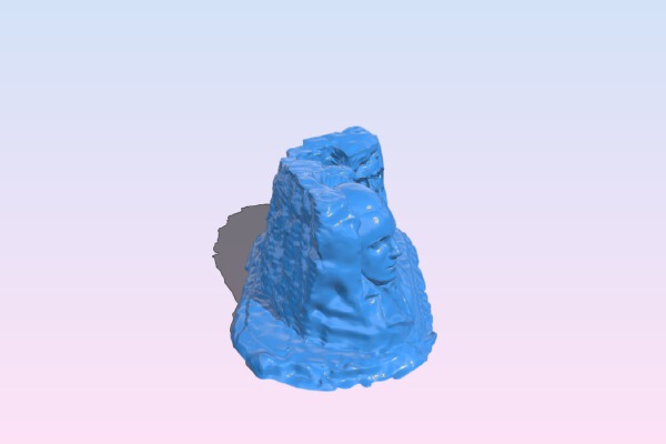 Mount Rushmore National Memorial in South Dakota, USA | 3d print model