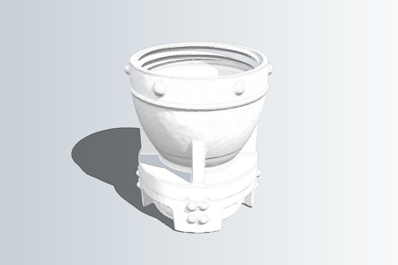 Fallout Wasteland Warfare Mini Nuke unscrew-able container