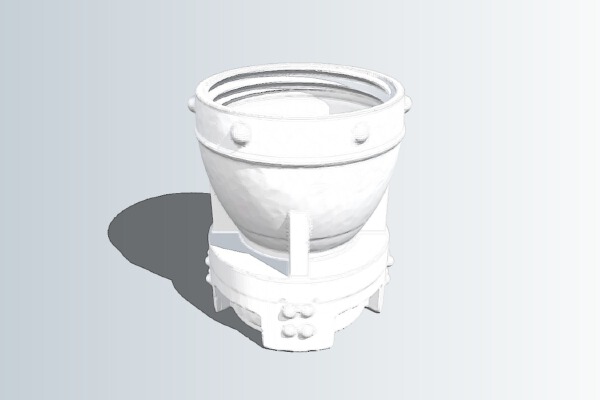 Fallout Wasteland Warfare Mini Nuke unscrew-able container | 3d print model