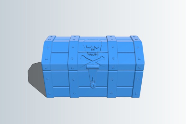 Pirate Treasure Chest | 3d print model
