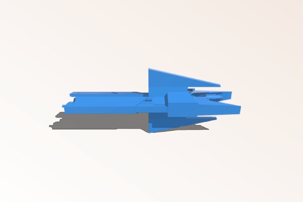 Star Wars Aggressor Class Destroyer | 3d print model