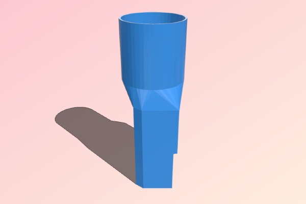 Hose _ tube (32mm inner diameter) adapter for Philips PowerPro Duo | 3d print model