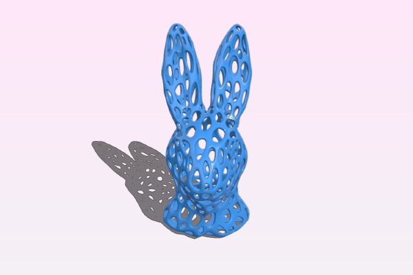 Voronoi bunny head | 3d print model