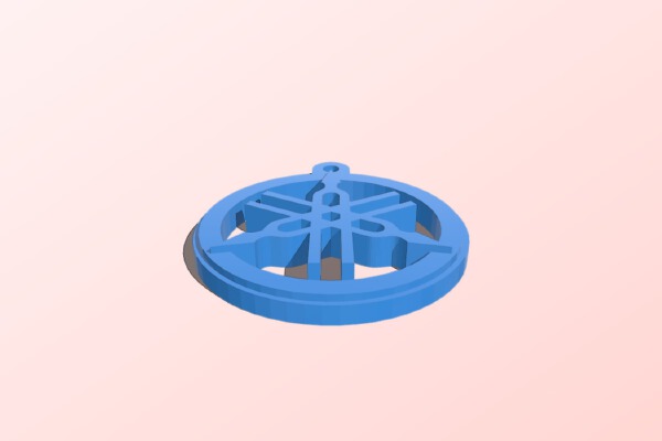 yamaha logo | 3d print model