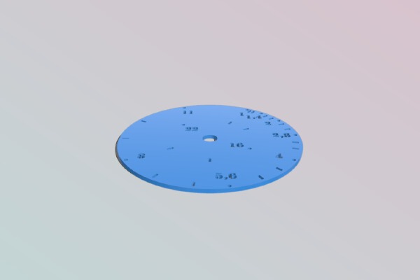 Clock for photographer | 3d print model