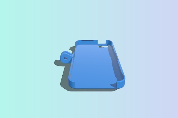 iPhone 5 and iPhone 5s GoPro case | 3d print model