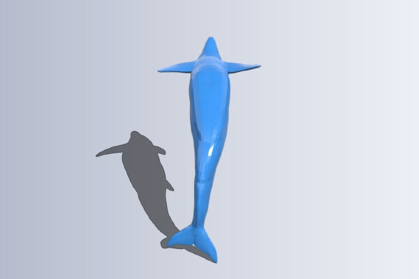 Dolphin swim | 3d print model