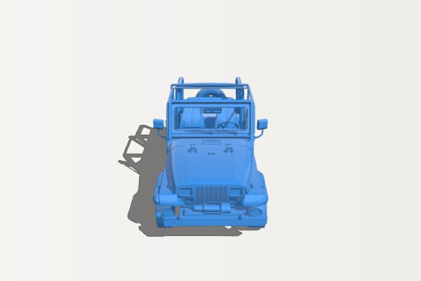 jp jeep car | 3d print model