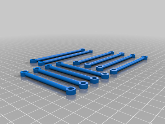 Truss Bridge Members | 3d print model