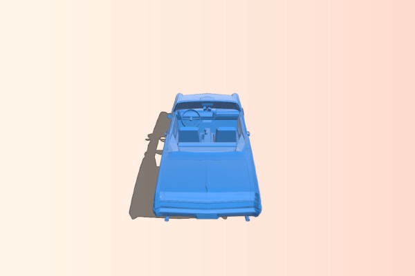 Pontiac GTO Convertible | 3d print model