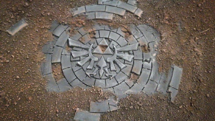 Tabletop Modelplate Hyrulian Symbols accessoires | 3d print model