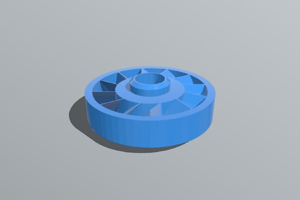 Vacuum Turbine Tool 2.0 adjustable with ER11 Shank | 3d print model