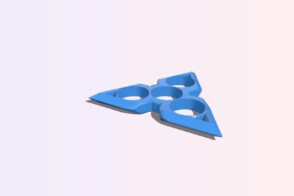 Ninja Star Fidget Spinner | 3d print model