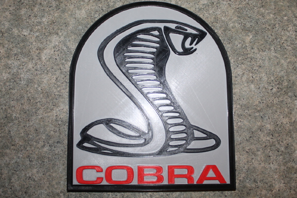 Cobra Plaque | 3d print model