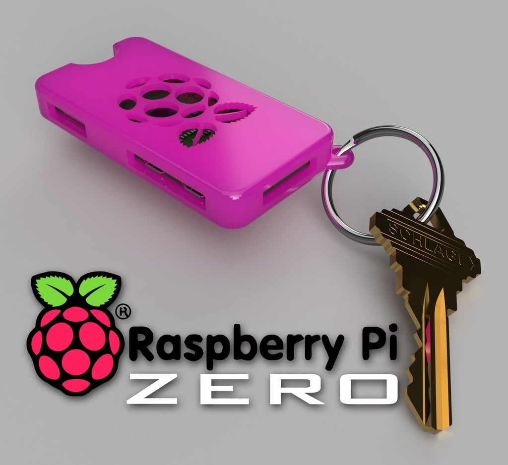 pi Zero keychain case