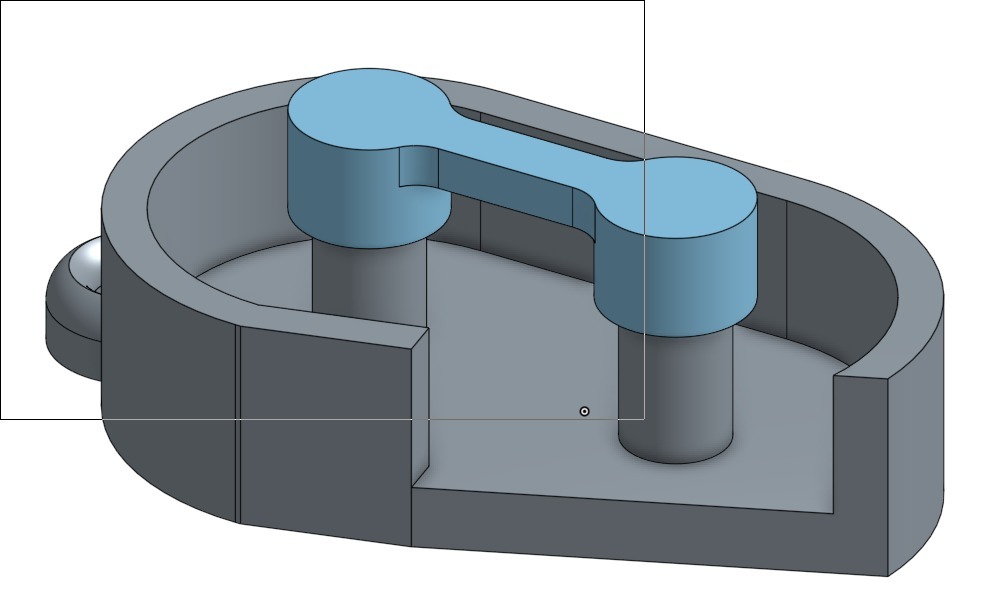 Fidget Gear Keyring Mini: Press Fit