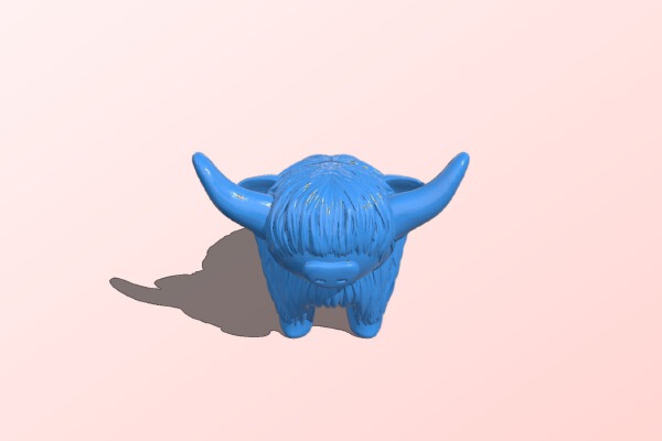 Highland cow | 3d print model