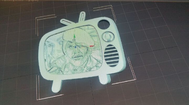 comandante lithophane ricardo fort | 3d print model