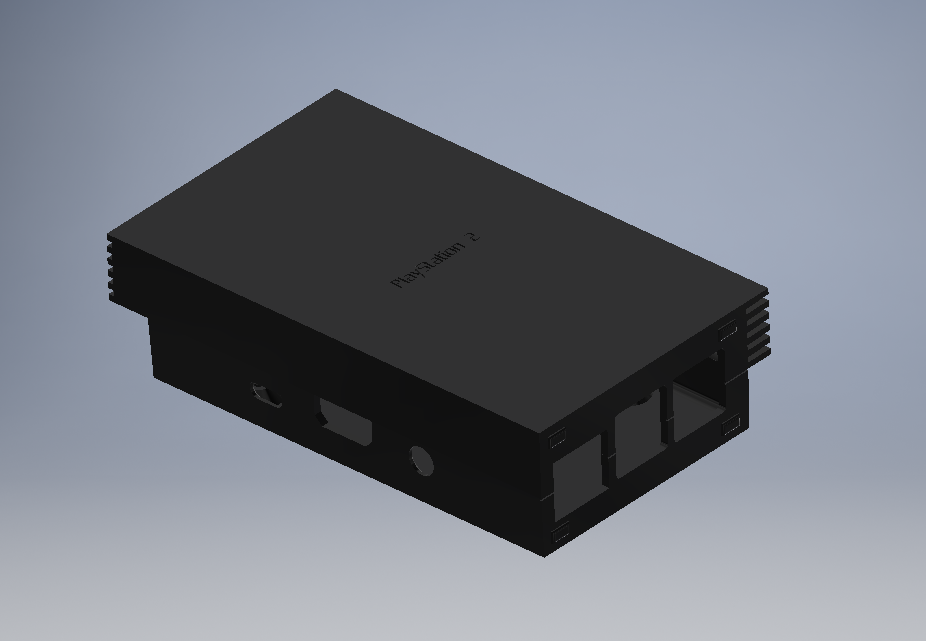 Playstation 2 Raspberry pi 2, 3 ,3+ case
