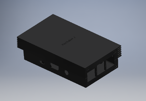 Playstation 2 Raspberry pi 2, 3 ,3+ case | 3d print model