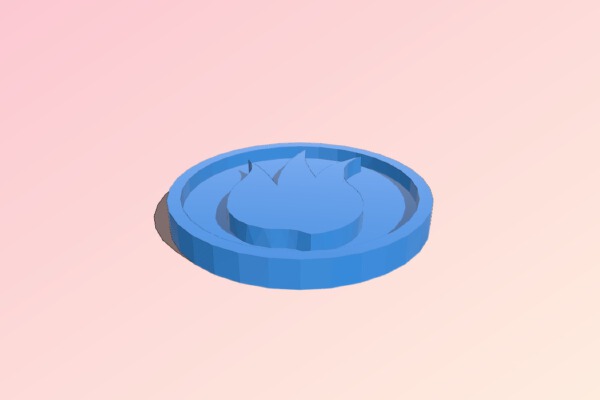 Under Fire Token | 3d print model