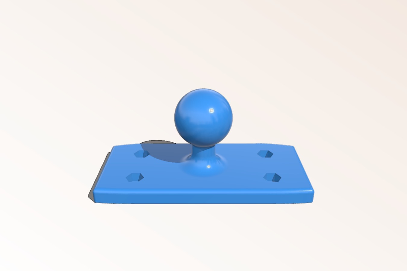 Lowrance 7 1.5" Ball mount