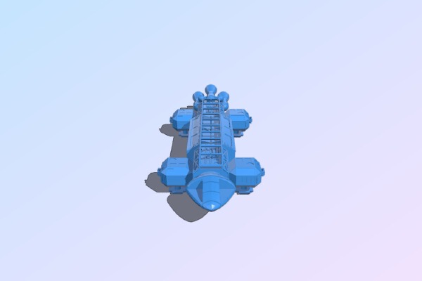 space_1999_eagle REV | 3d print model