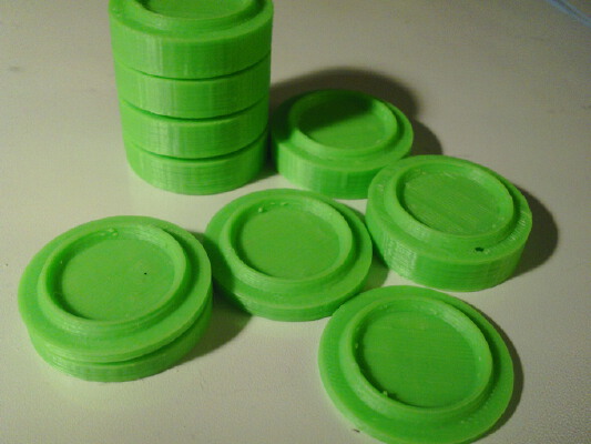 Projector Elevation Adjustment Disks | 3d print model