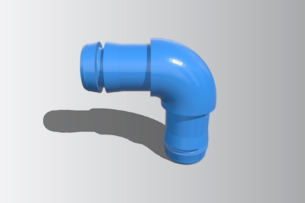 L Pipe Connector O-Ring 13 mm Micro Drip | 3d print model