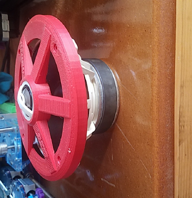 5.25 inch speaker grill with 40mm tweeter mount | 3d print model