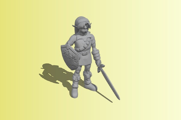 Link From Zelda | 3d print model