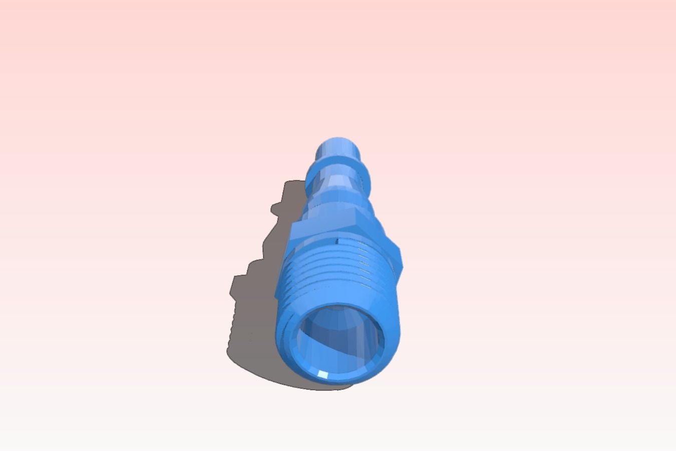 1_4 BSP male airline connector