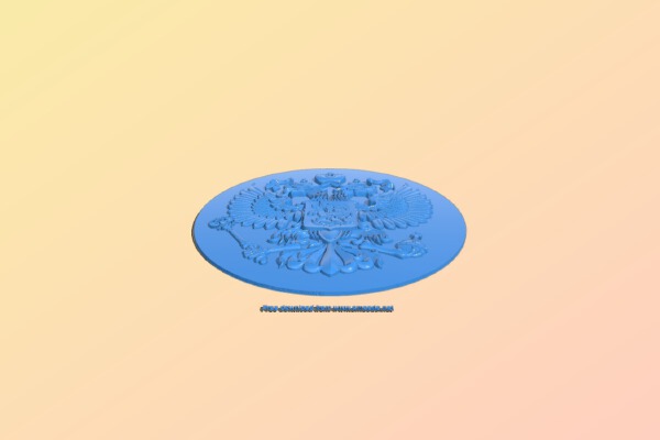 Coat of arms of Russia | 3d print model