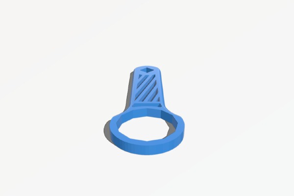 Duramax Water in Fuel sensor wrench | 3d print model