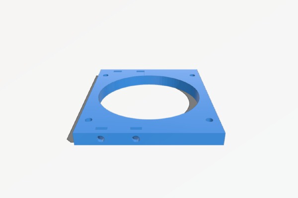Filastruder Fan Base | 3d print model