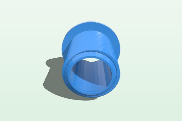 bung adaptor for plastic pail version 3 | 3d print model