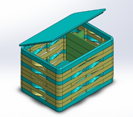 Wicker Type Baskets | 3d print model