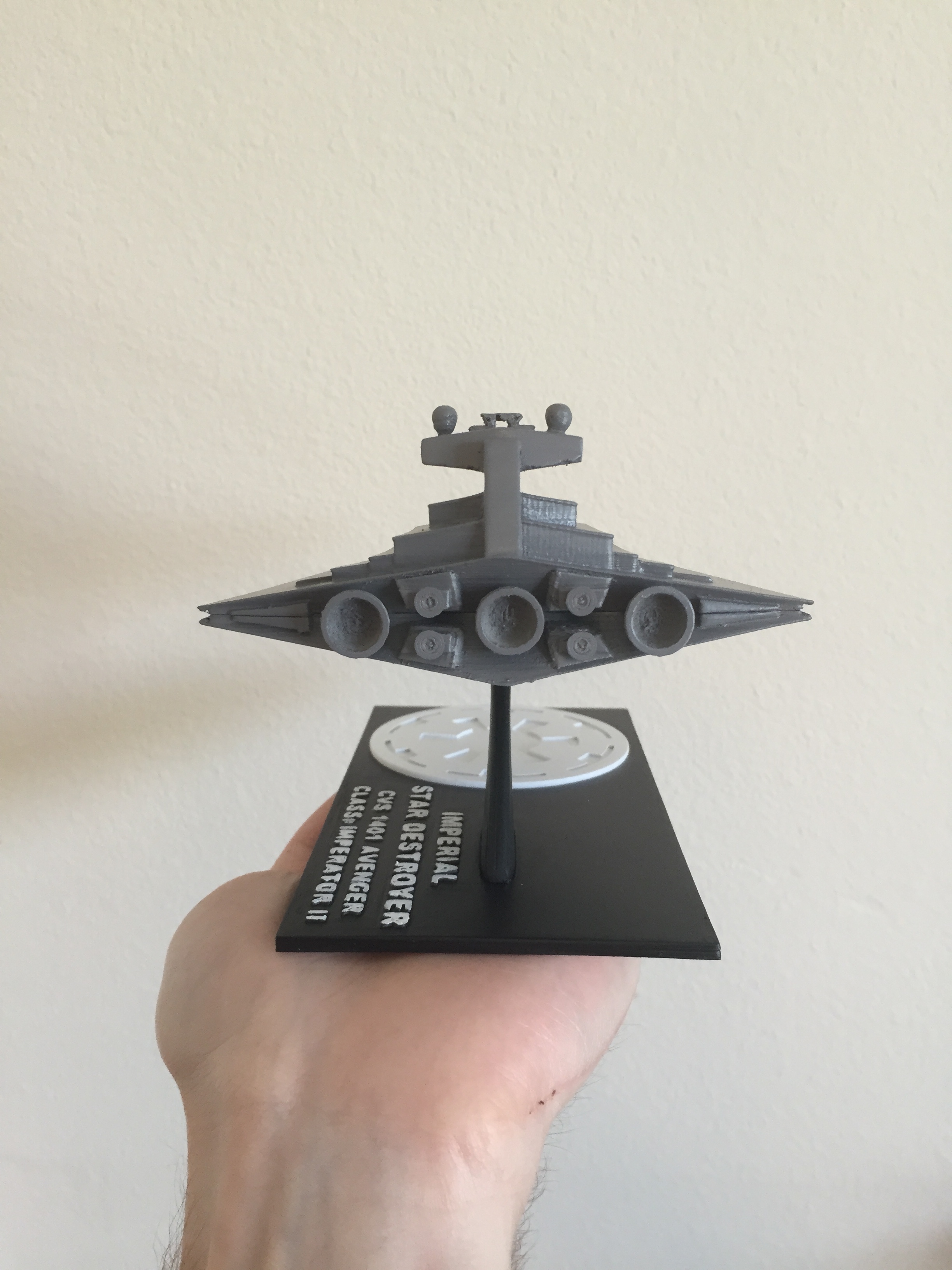 Star Wars Star Destroyer with Detailed Stand