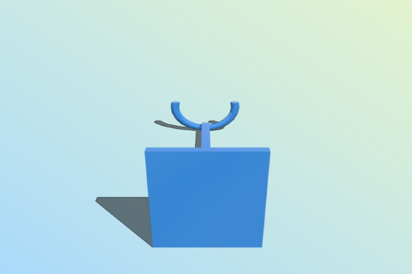 Small Figure_Doll Stand | 3d print model