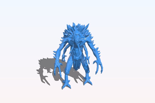 Demon alien | 3d print model