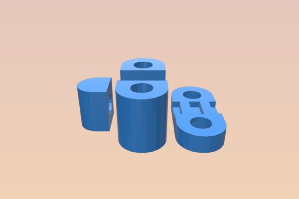 M4 X axis belt tensioner | 3d print model
