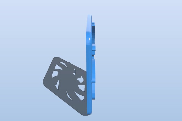80mm fan grill | 3d print model
