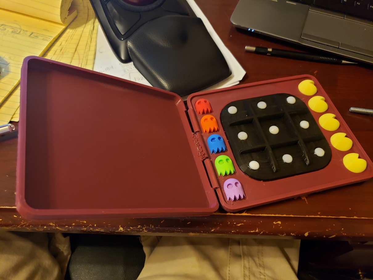 Case for Pac Man Tic Tac Toe