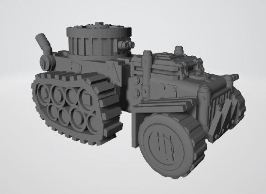 War Track - Half Track | 3d print model