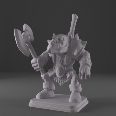 HeroQuest - Orc GRAK ULAGSON | 3d print model