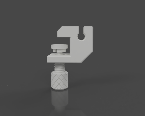 Nozzle cleaner clamp | 3d print model
